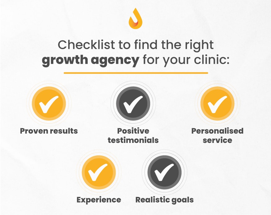 checklist to find the right healthcare growth agency