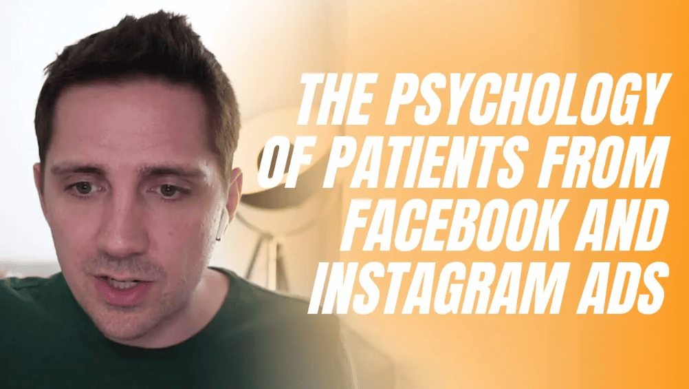 The psychology of patients from Facebook and Instagram Ads