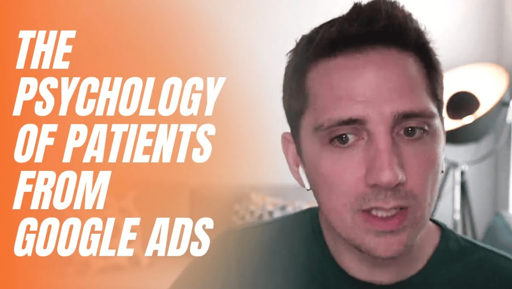 The psychology of patients from Google Ads