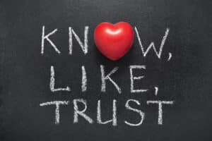 build know like trust for your clinic